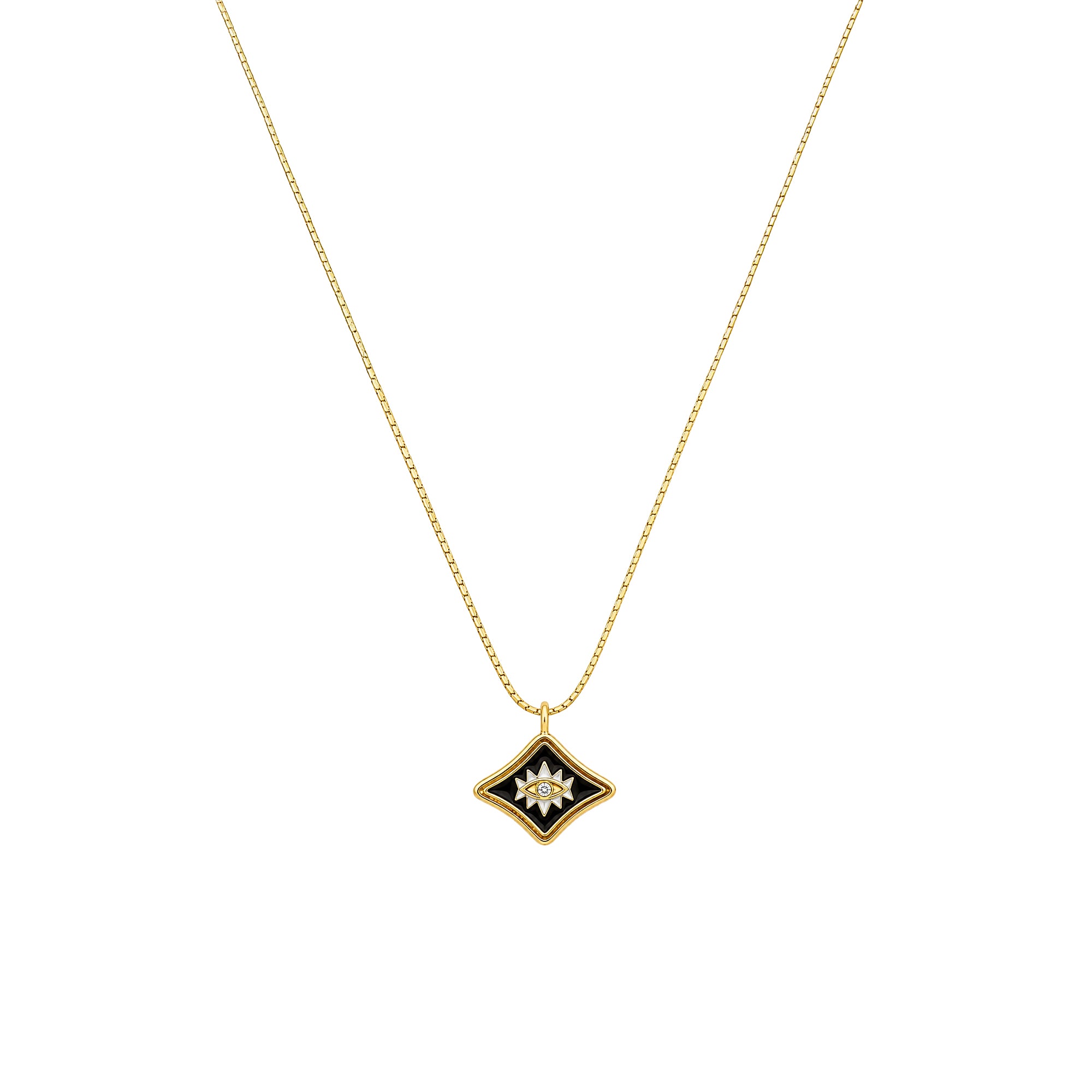NOIR EVIL EYE KOLYE