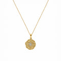 STARBUST MADELLION NECKLACE